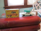 matchbox lesney vintage Ford corsair and boat in the box