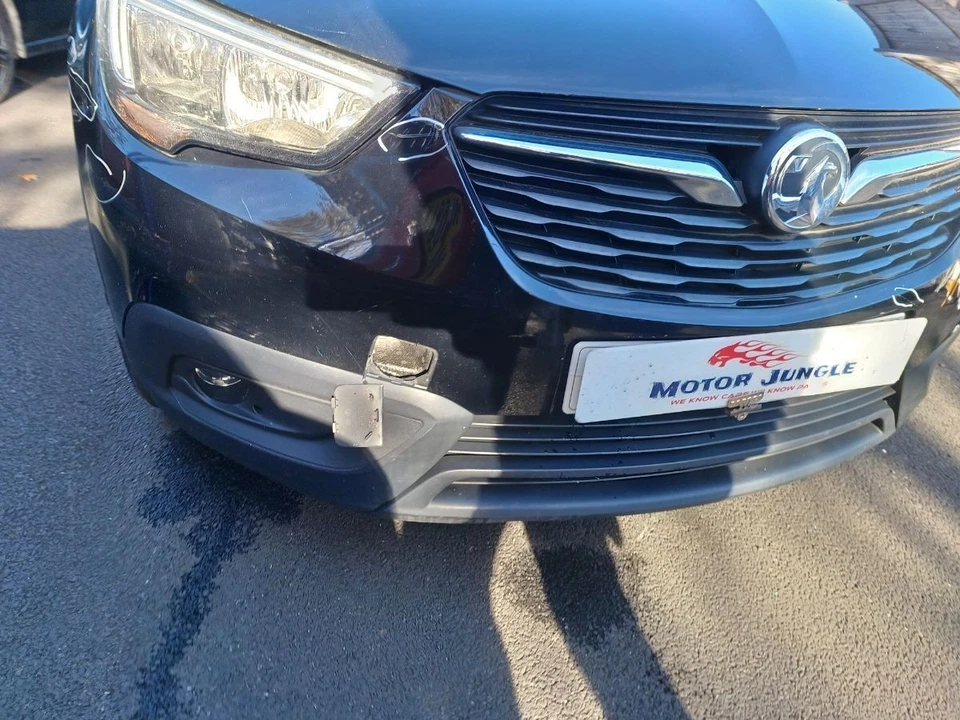 2017-2020 VAUXHALL CROSSLAND X Bumper Front Black 39097370 - Image 3 of 4