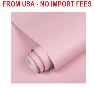 Pink Contact Paper Peel and Stick Wallpaper, Self-Adhesive Removable Contact Pap