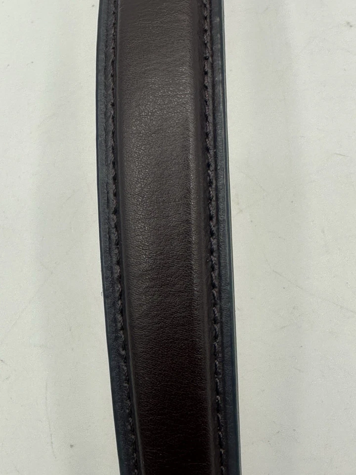 Coach сшитый кожаный сменный ремень из красного дерева - Изображение 2 из 4