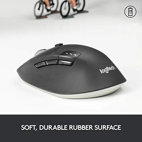Logitech M720 Triathlon Multi-Device Wireless Mouse Bluetooth - Scratch & Dent - Image 4 of 4