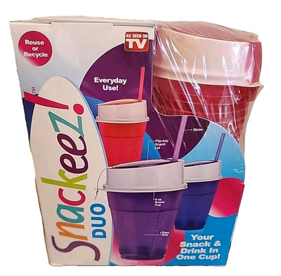 Snackeez! Duo 2 In 1 Combo Pack 30 Piece Kit New Sealed Discontinued 