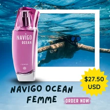 Navigo Ocean Femme - 1.7 fl oz - New and Authentic JAFRA
