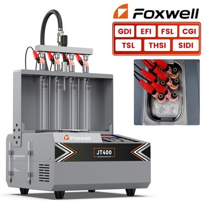 FOXWELL Einspritzdüsen Reiniger Prüfgerät Tester KFZ Injektor Reinigung Maschine