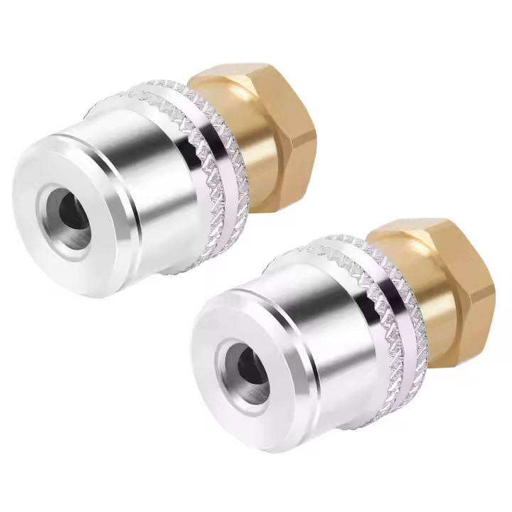Heavy Duty Lock-On Air Chuck Large Bore Valve 1/4" FNPT