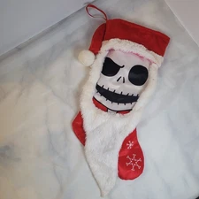 Official Disney NBX Jack Skellington Santa Stocking • Nightmare Before Christmas