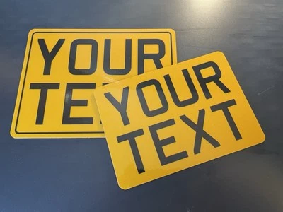 Motorbike Show Number Plate 6x4 7x3 7x5 8x5 8x6 9X3 Reflective Bike Plate - Image 1 of 3