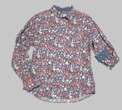 Express Men's Floral Dress Shirt Slim Fit, Button-Up, Size Large, 15-15.5" Neck | eBay Express Men's Floral Dress Shirt Slim Fit, Button-Up, Size Large, 15-15.5" Neck | eBay