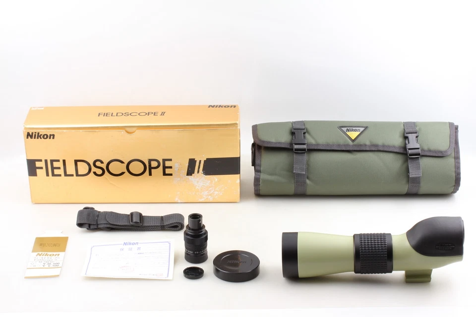 [COMO NUEVO+++ en caja Caes] Mira de campo Nikon II D=60 P con pieza para ojos 20-45x de JAPÓN Foto 3 de 4