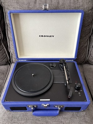 Crosley Cruiser Portable 3 Speed Bluetooth Record Player Purple Grape RARE