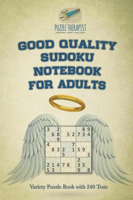 Good Quality Sudoku Notebook for Adults Variety Puzzle Book with 240 Tests