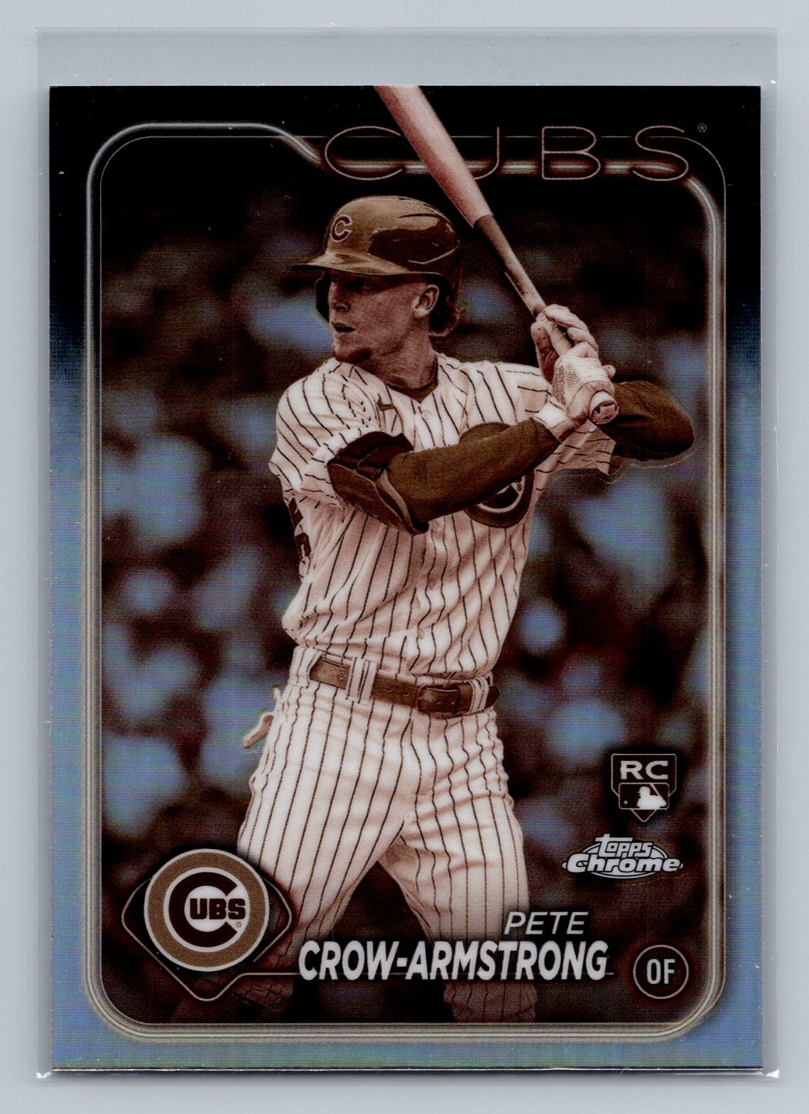 Pete Crow-Armstrong 2024 Topps Chrome #16 Sepia Refractors CUBS RC