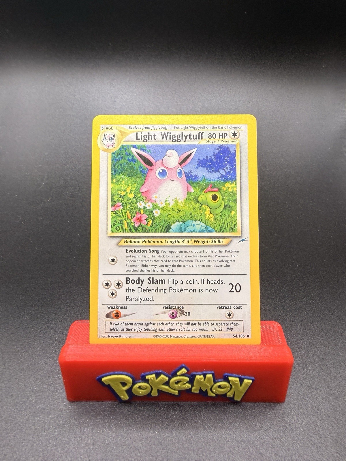 Light Wigglytuff 54/105 Unlimited Neo Destiny WOTC Vintage Pokemon TCG Card NM