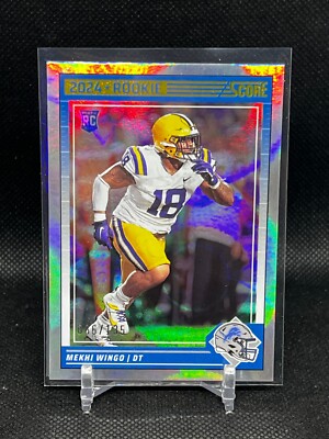 2024 Score Football Circular Parallel Mekhi Wingo #372 RC /135