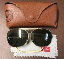 Ray-Ban Aviator Shooter Bausch  Lomb B  L 12K GF Cable Frame Sunglasses NOS