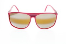 Spalding Sunglasses Aviator Mirrored Lens Vintage 80s-90s Neon Hot Pink