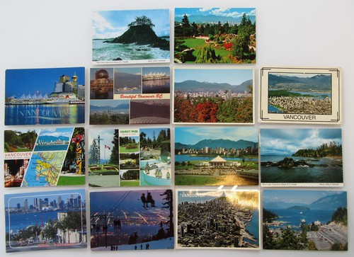 KANADA Postkarten Lot 14 x VANCOUVER British Columbia CANADA Briefmarken Stamps