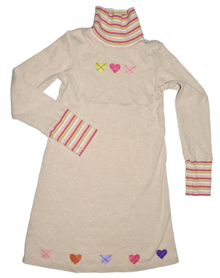 GYMBOREE GIRLS SIZE 8 Y TURTLENECK LONG SLEEVE WARM SWEATER DRESS OATMEAL  BEIGE | eBay