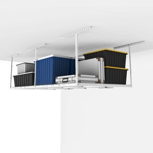 Overhead Garage Storage Organization Ceiling Rack Adjustab Hanging