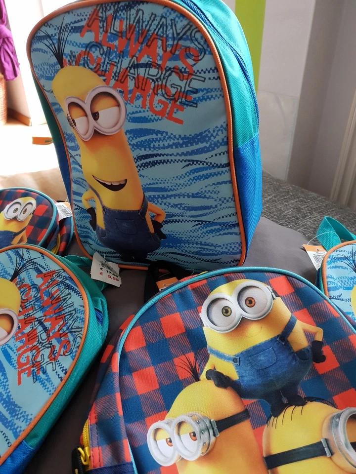 Minion Minions design UVP 18€ new RUCKSACK BACKPACK Boy Girl Unisex Kinder child - Bild 3 von 4