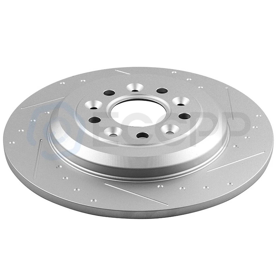 Rear Brake Calipers Brake Rotors Brake Pads Set 8Pcs For 2011-2015 Ford Explorer - Image 4 of 4