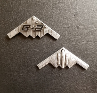 B-2 ''Stealth'' Spirit Bomber Military Aircraft Shaped Challenge Coin