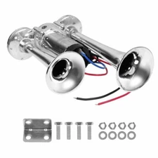 Truck Train Air Horns 600DB Dual Trumpets Super Loud Electric Car Air Horn K 12V