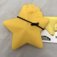 Bark Box Super Chewer Woodstock's Star Christmas Dog Toy Nylon Medium Peanuts