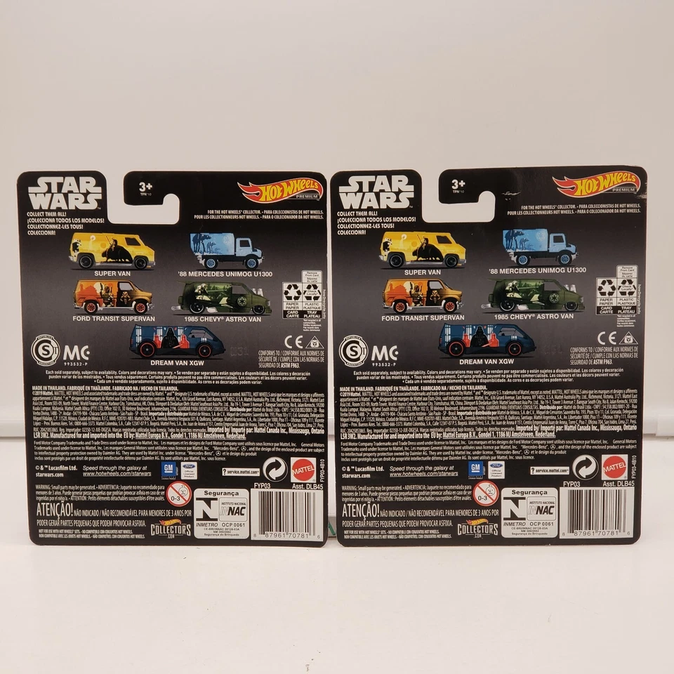 Hot Wheels Pop Culture - Star Wars ДАРТ ВЕЙДЕР - Dream Van XGW 5/5 *ОШИБКА КОЛЕСА* - Изображение 2 из 4