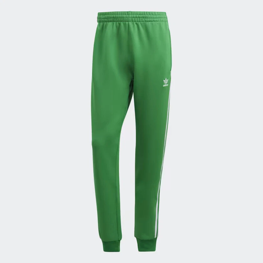 eBay in adidas Classics+ Adicolor | Originals SST Bottoms Tracksuit Green White and