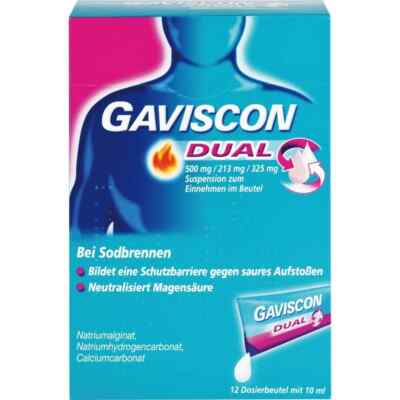 GAVISCON Dual 500mg/213mg/325mg Suspens.im Beutel 120 ml PZN04363828