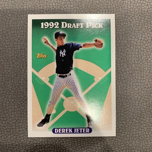 1992 Topps Draft Pick #98 & Upper #449 Derek Jeter Rookie Cards Mint Condition - Picture 2 of 13
