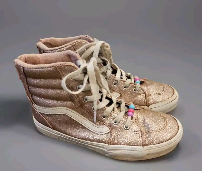 Vans Hi Sk8 Pink Filmore Shoes Girls Size 3y