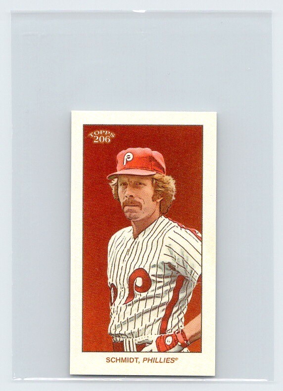 2020 Topps 206 Series 1 Baseball Mike Schmidt #38 Piedmont Variation Phillies