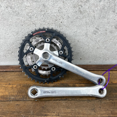 Vintage Shimano Deore LX Crank Set FC-M563 175 mm 58 94 BCD
