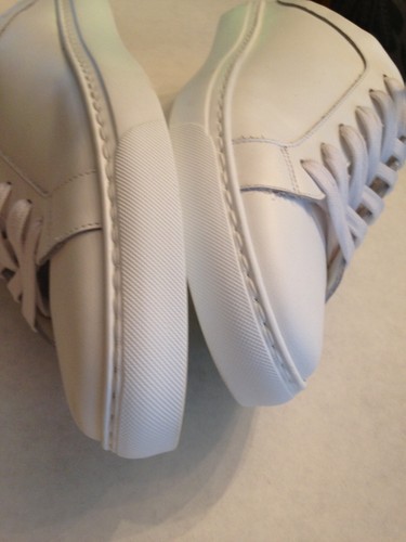 M. GEMI THE PALESTRA MULE WHITE LEATHER SLIP-ON SNEAKER - SIZE 42 /US 11 - Picture 14 of 20