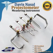 Davis Nasal Projectometer Rhinoplasty Measuring instrument Plastic Surgery Use