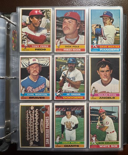 1976 Topps Baseball Complete Set 1-660 + Traded Set in Binder Beautiful cards! - Picture 11 of 23