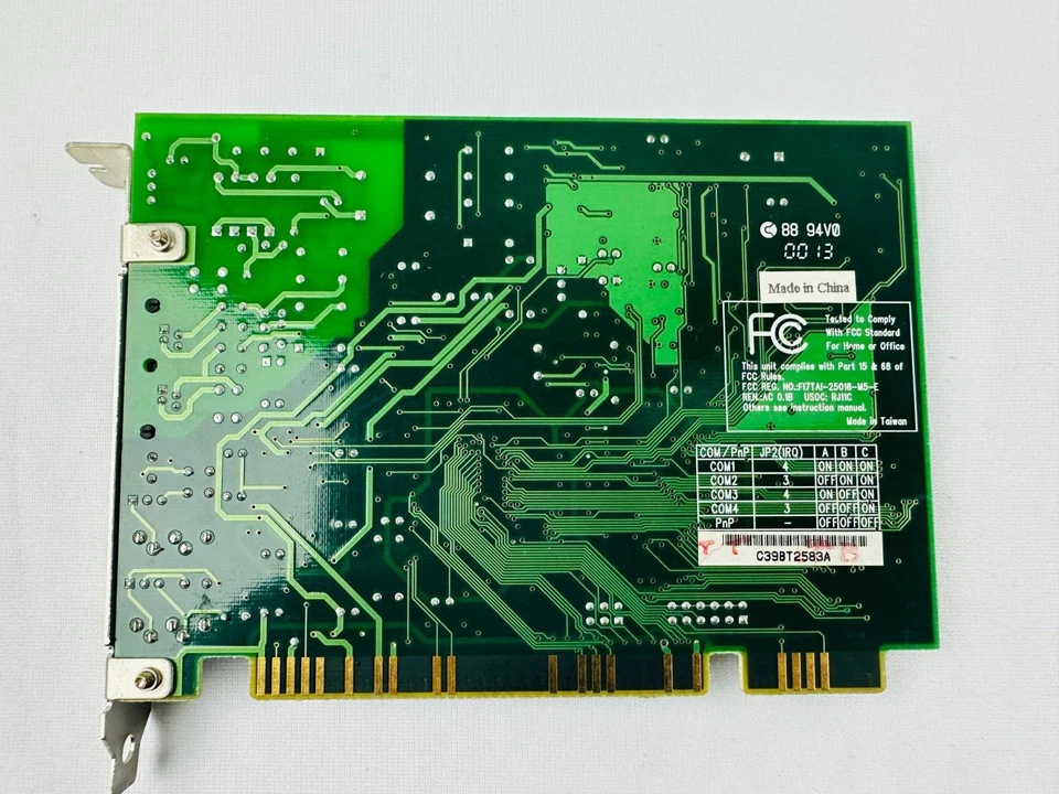 GVC 126B1640000A Internal ISA Fax Modem Card - Image 4 of 4
