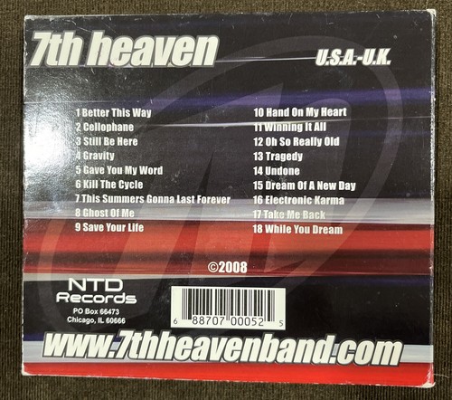7TH HEAVEN - U.S.A. - U.K. - 2008 CD/DVD 2 Disc Set - 18 Tracks - Keith Semple - Picture 3 of 3