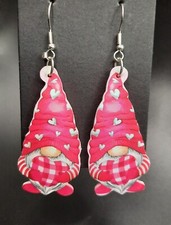 Gnome, Valentine Earrings