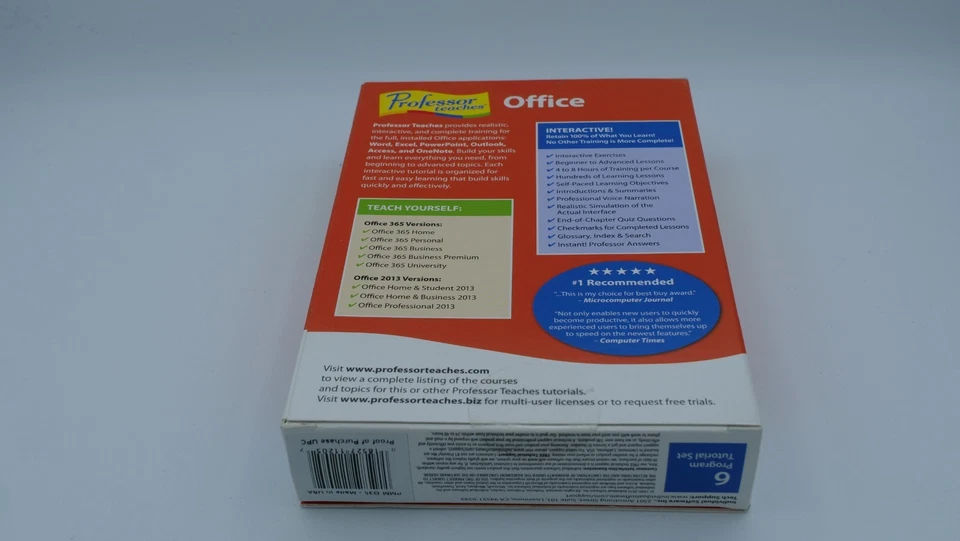 Professor Teaches Office 2013 Factory Sealed - Image 2 of 2