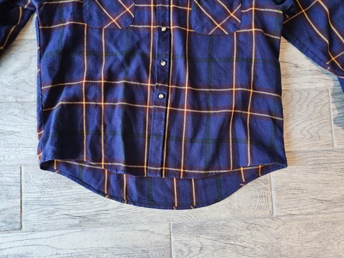 Men's Current Editions Button Up Long Sleeve Shirt Size XL Multicolors Plaid - Picture 5 of 12