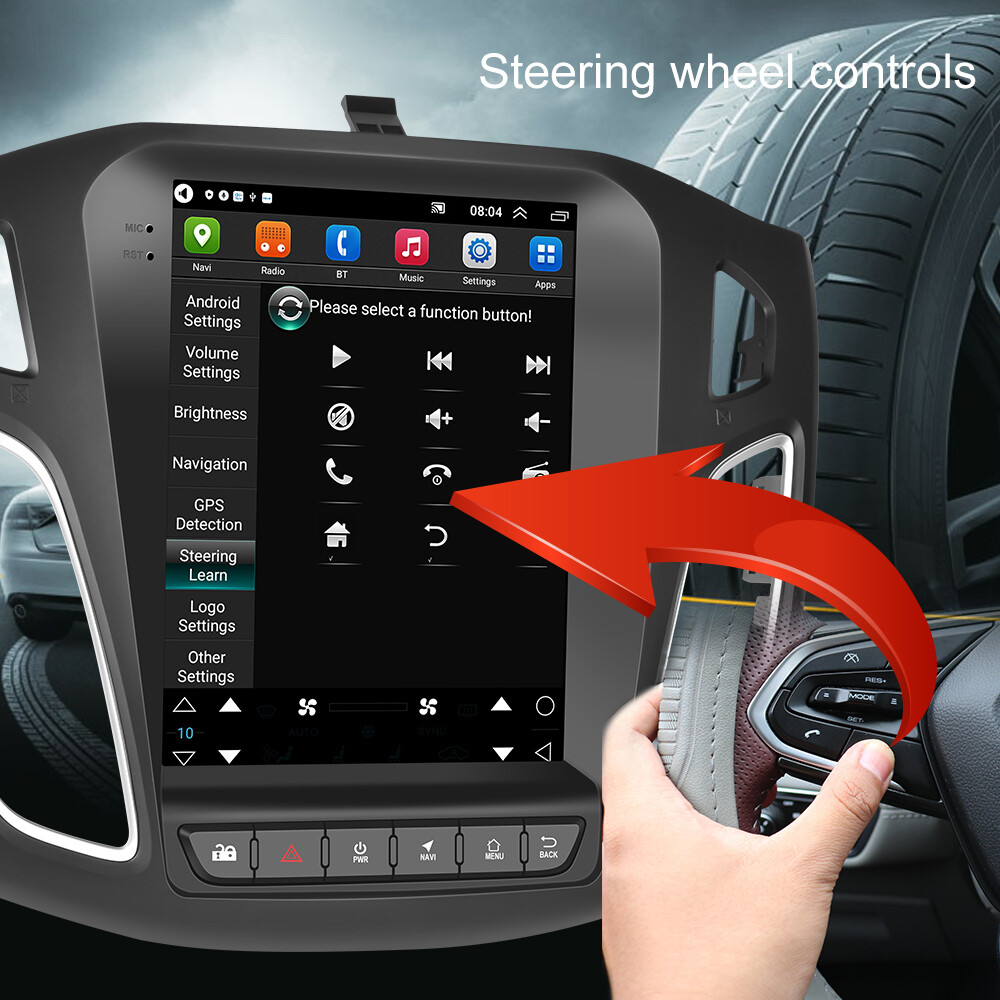 For 2012-2018 Ford Focus GPS Navi Android12.0 Car Stereo For 2012-2018 Ford Focus GPS Navi Android12.0 Car Stereo