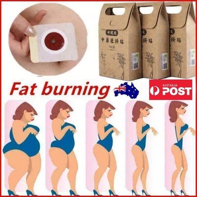 200 Pcs Detox Slimming Patch Navel Fat Burner Sticker Belly Waist Herbal Plaster