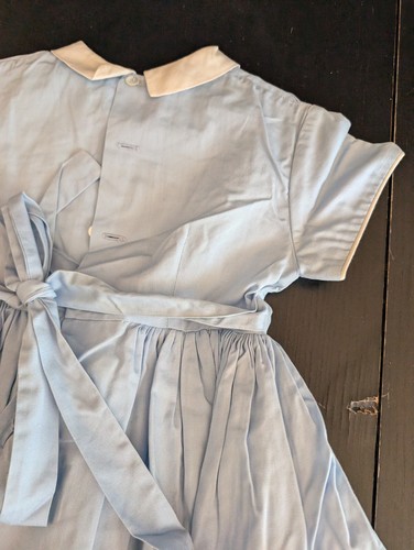 Vintage Fair Child Toddler Girl Size 3 Dress Blue & White - Picture 11 of 11
