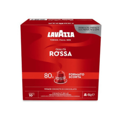 No.80 Lavazza Capsules Compatible Nespresso Red Quality Compatible With Macc...