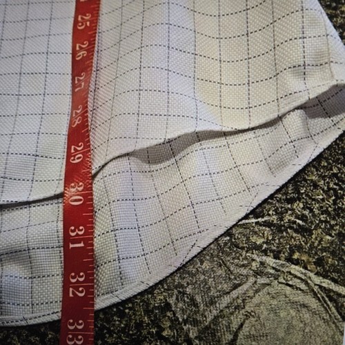 Cremieux Slim Fit Non-Iron Spread Collar Windowpane Dress Shirt size 16.5 (35) - Picture 12 of 13