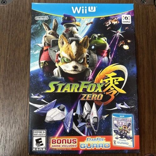 Star Fox Zero & Star Fox Guard Combo Box For Nintendo Wii U - GAMES SEALED