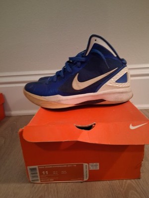 Nike Hyperdunk 2011 VARSITY ROYAL BLUE /WHITE METALIC SILVER Size 11 EXCLUSIVE